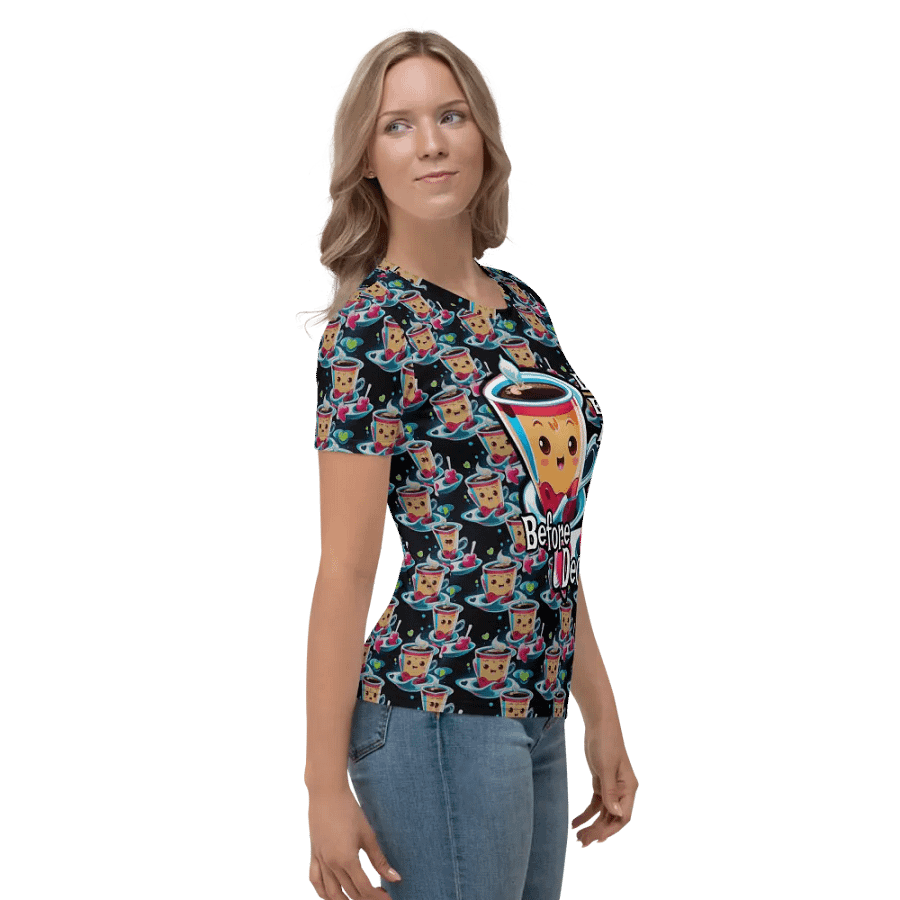 Kawaii Coffee All Over Print T-shirt product image (4)