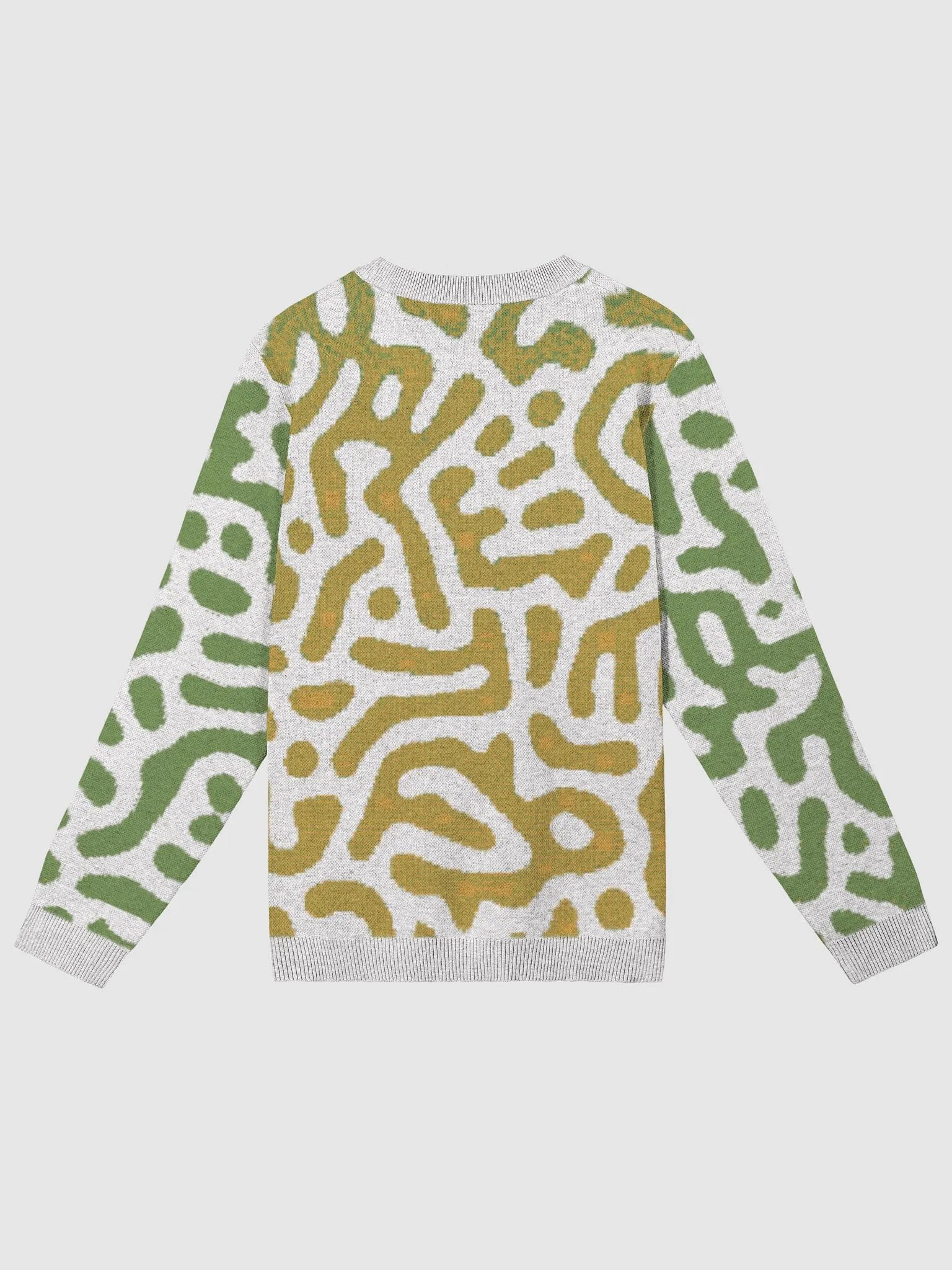 Abstract curved lines pattern design Crewneck Sweater product image (9)