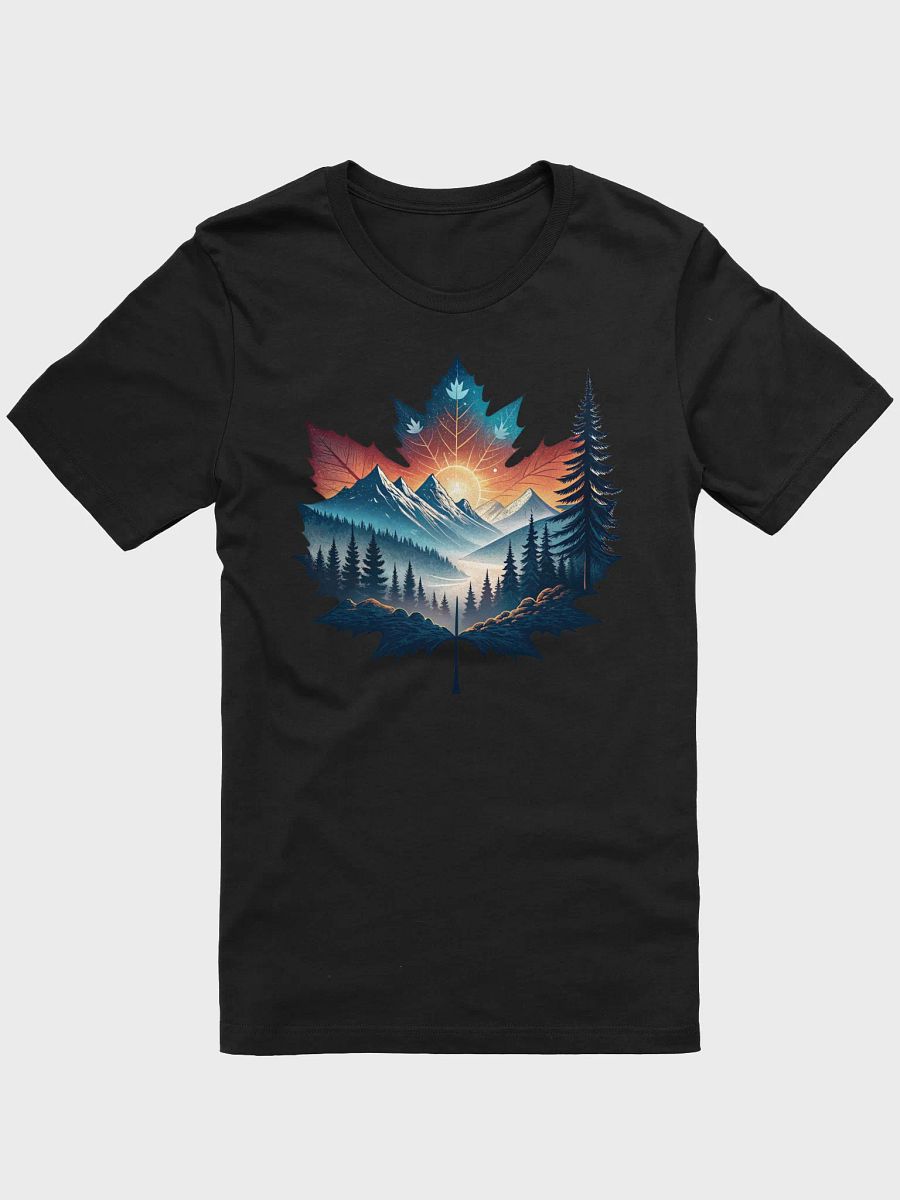 Maple Leaf Mountain Silhouette T-Shirt product image (1)