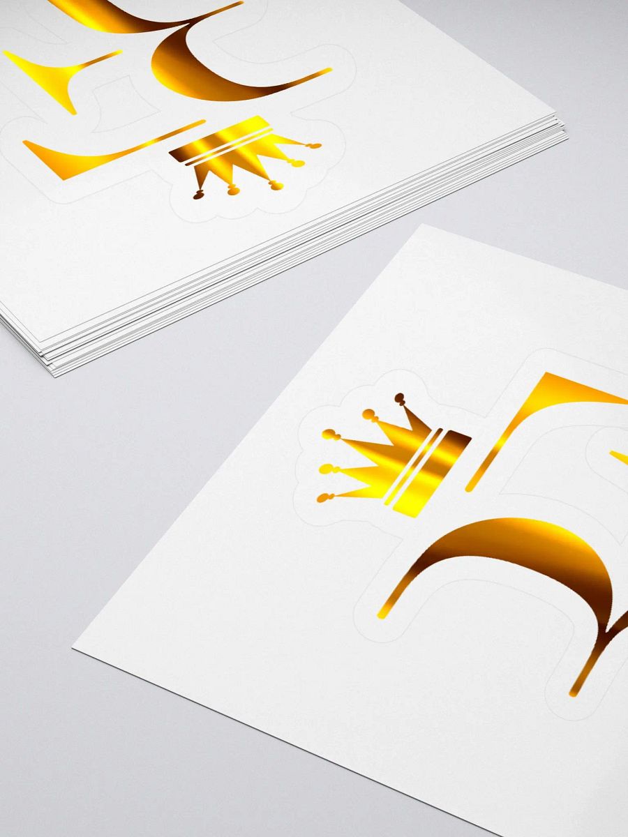 Royal RF Crown Kiss Cut Stickers product image (14)