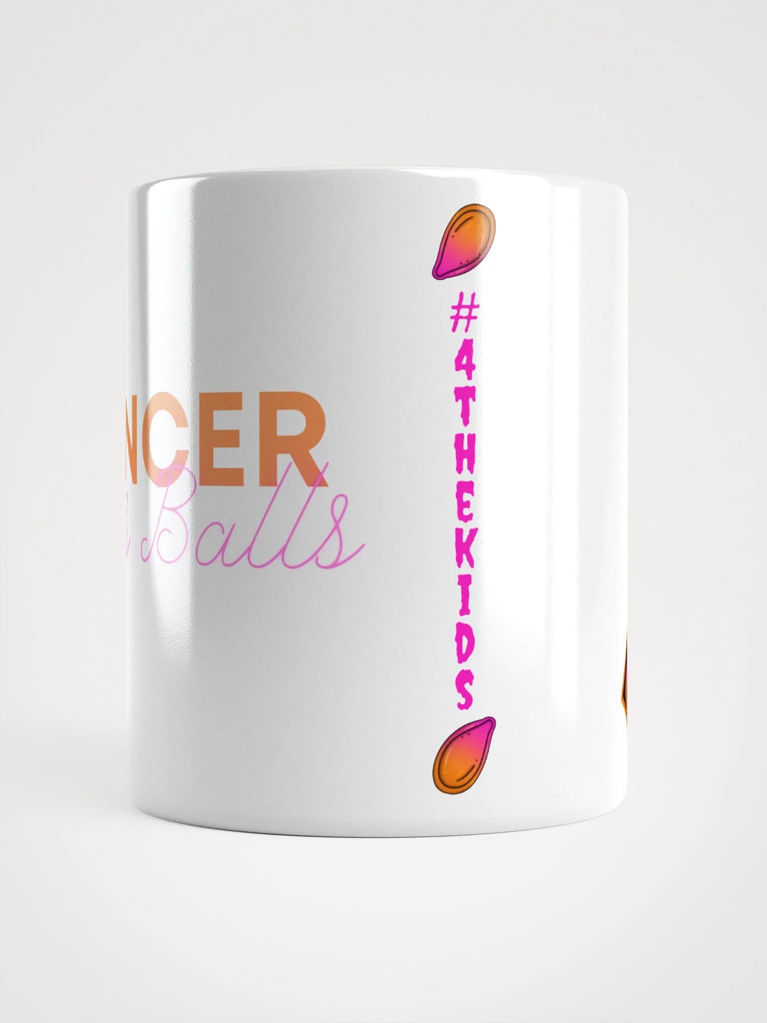 Cancer Sucks Balls - White Mug product image (13)