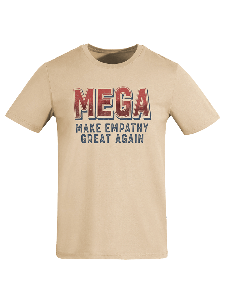 MEGA, unisex, organic cotton t-shirt product image (1)