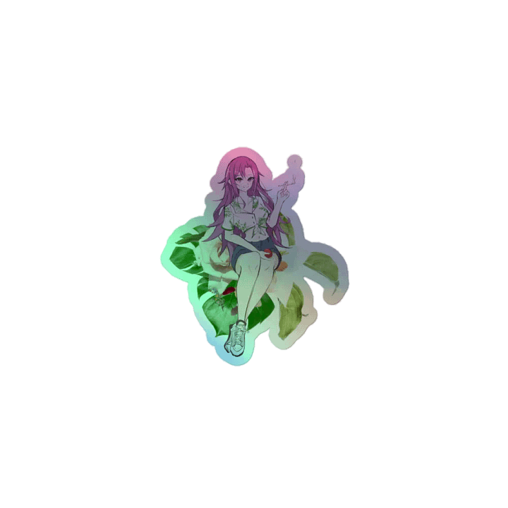 Flowers for Lucy (Holographic Sticker) 🌺 product image (1)