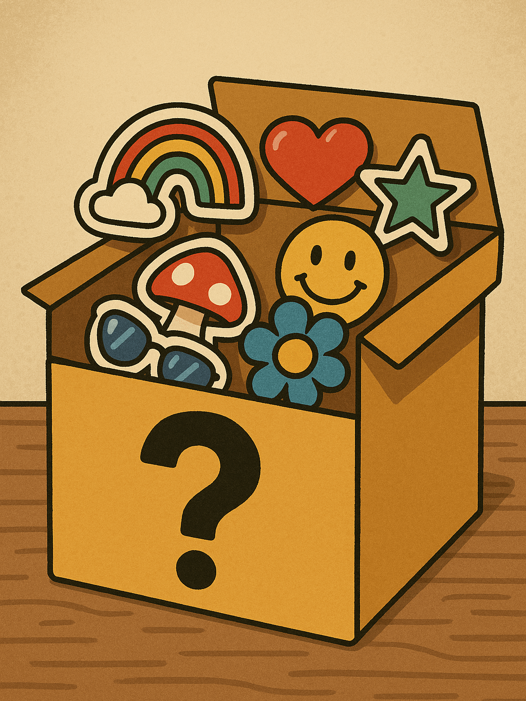 Sticker Mystery Pack of 5 (US Shipping Only) product image (1)