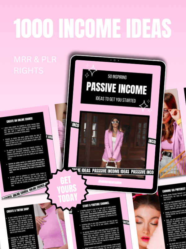 MRR/PLR Passive Income eBook product image (1)