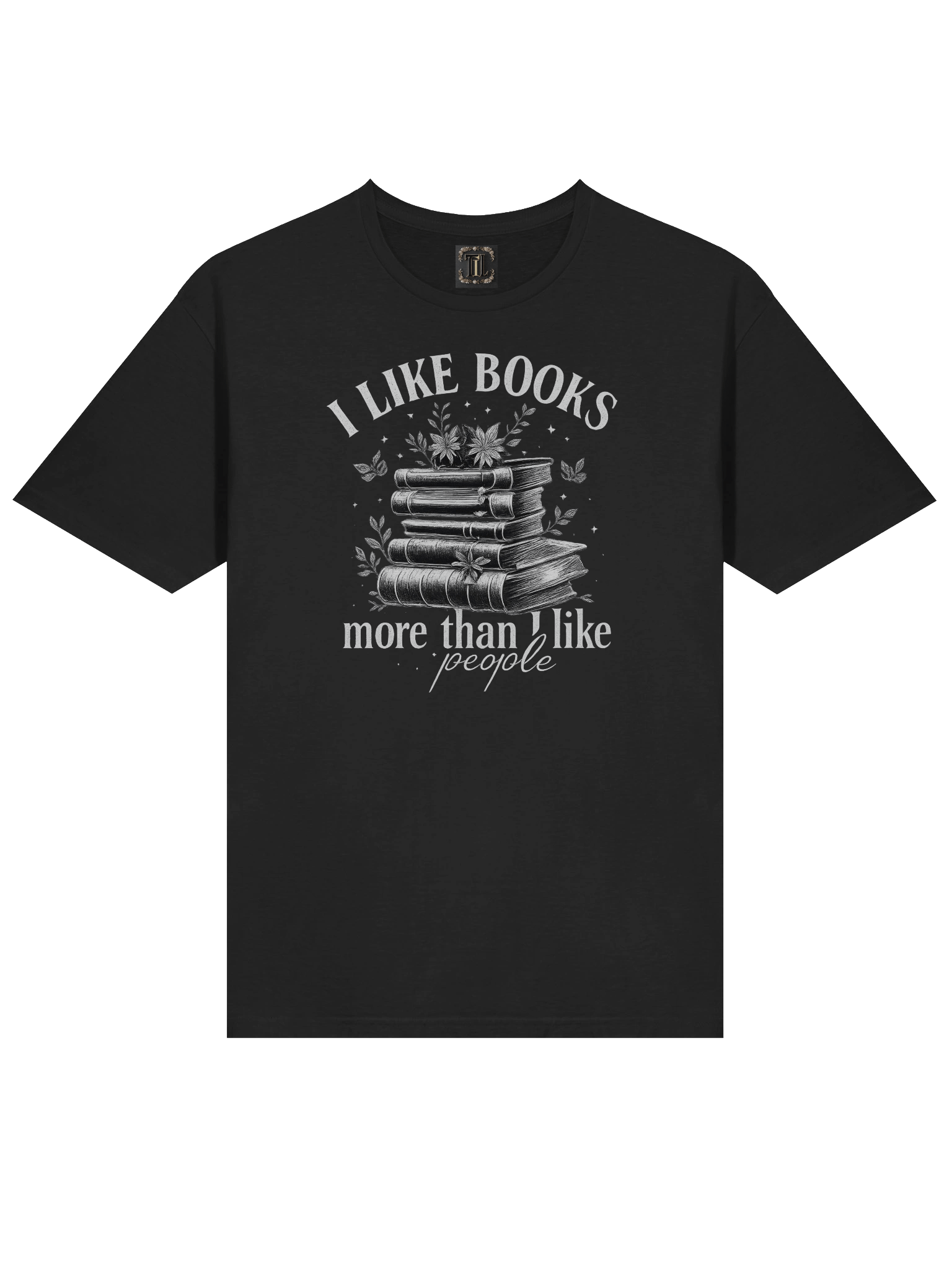I like books more than I like people unisex tshirt product image (14)