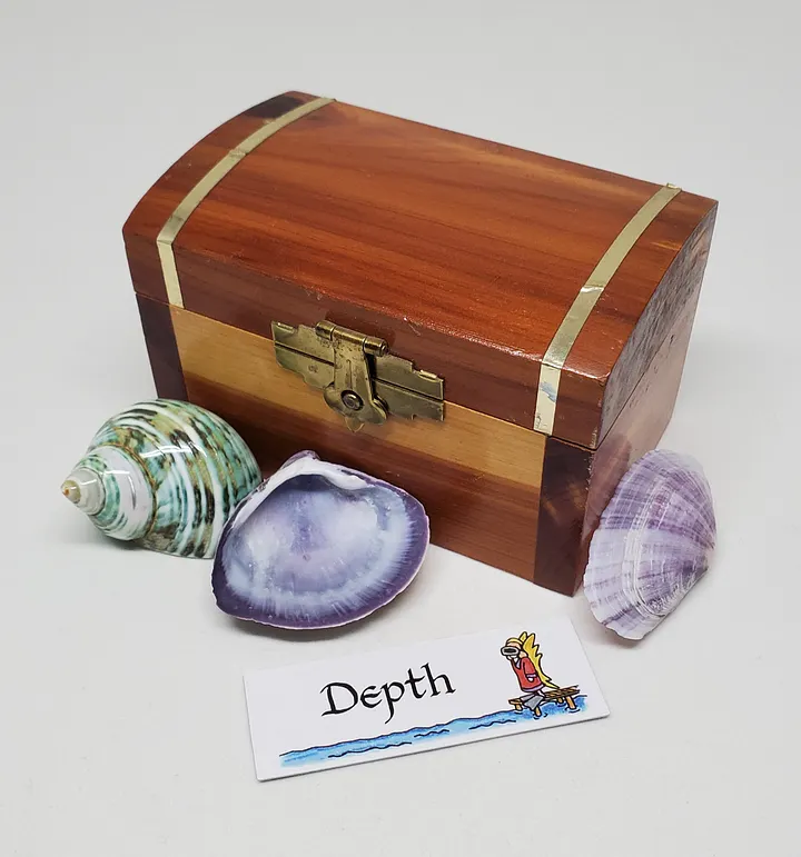 Vintage Wooden Trunk & Angel Cards product image (1)