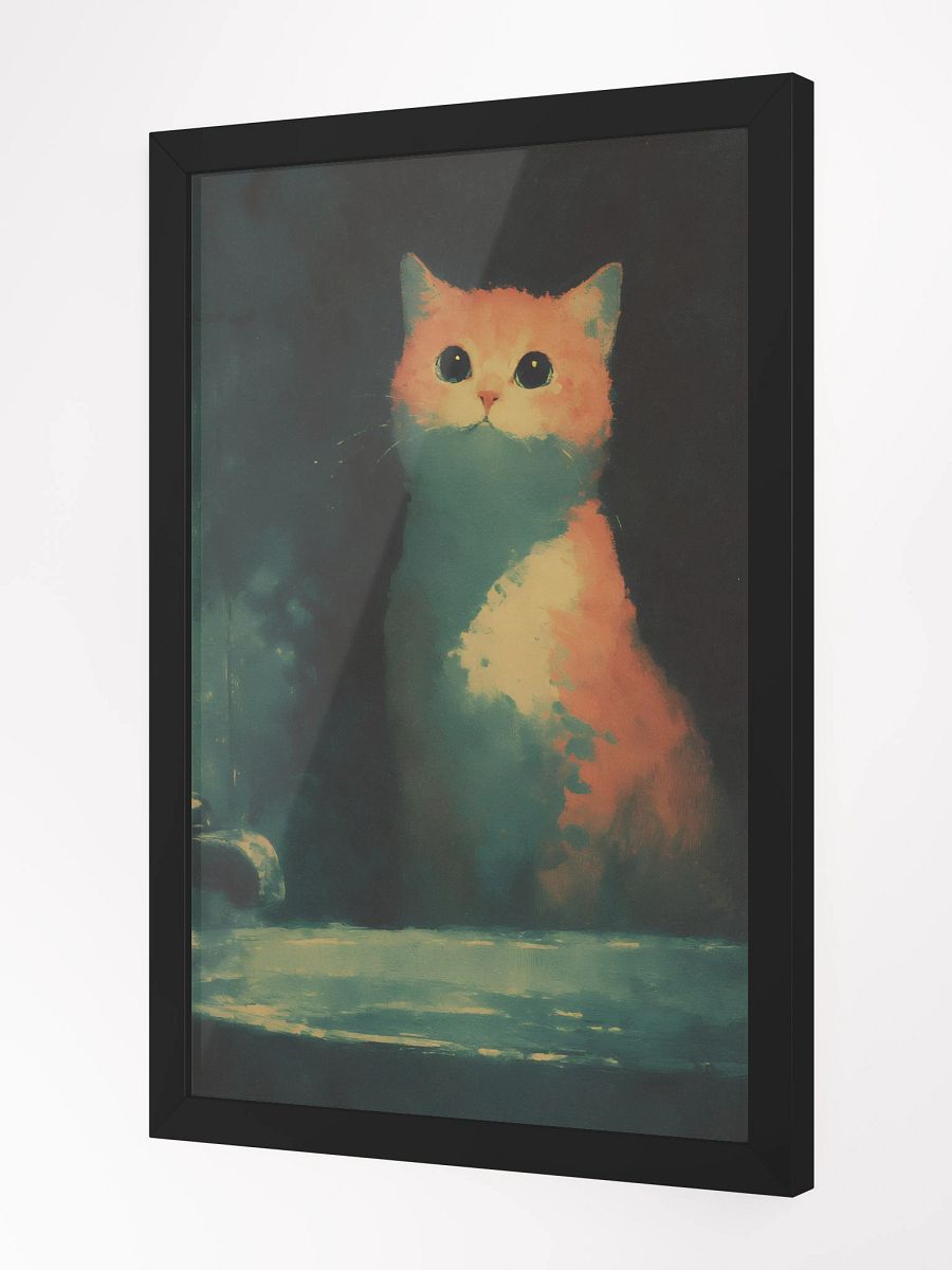 Dreamy Cat Portrait Matte Poster product image (2)