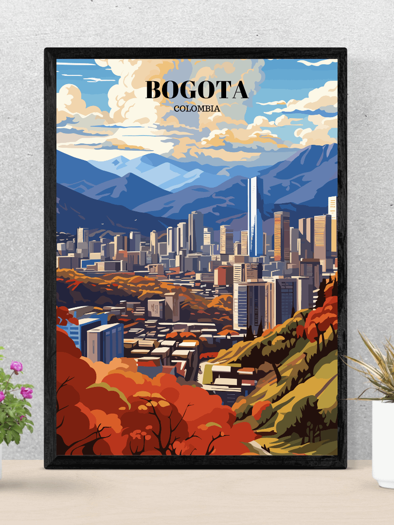 Bogota Travel Print Wall Art product image (1)