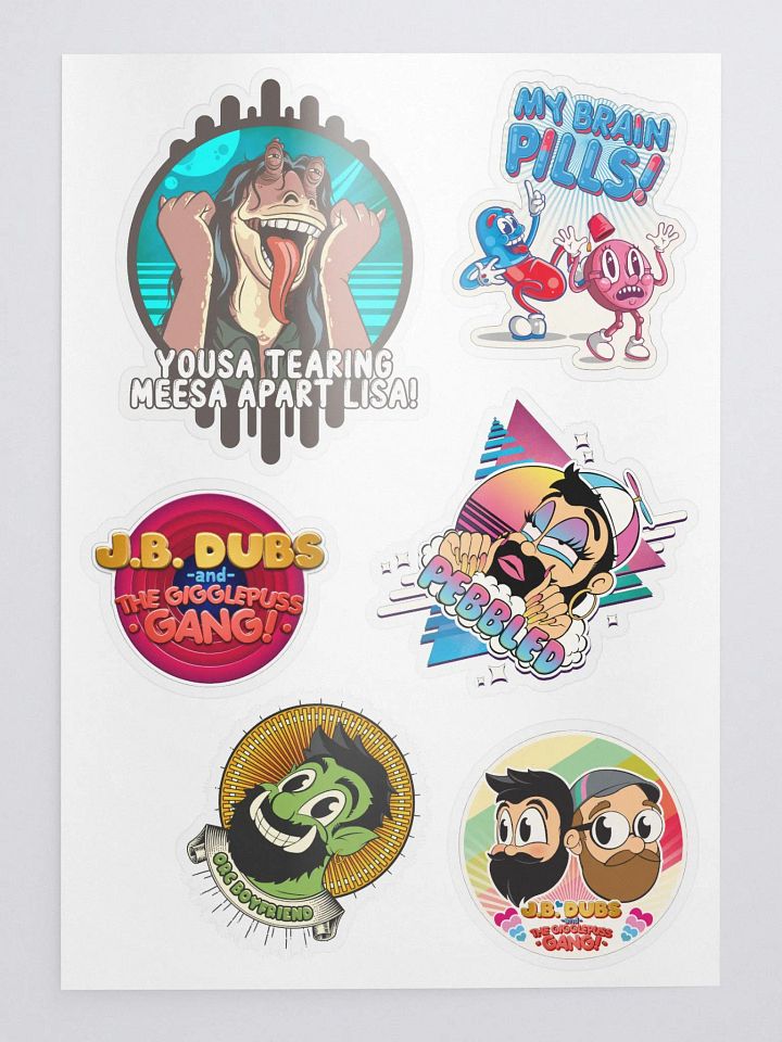 Max Pack Stickers (Sheet 1) product image (1)