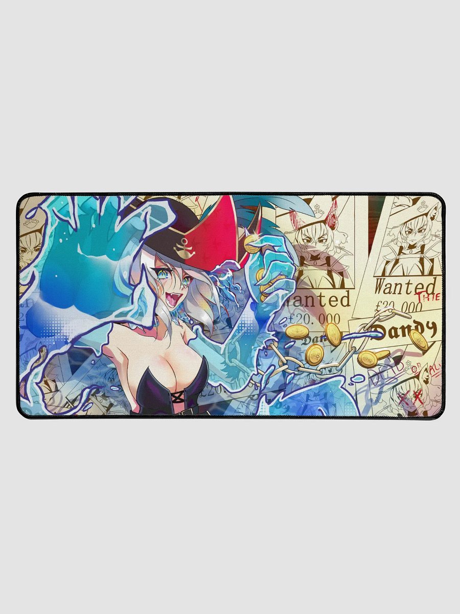 Captain Dandyfloss Wanted Desk Mat 15.5" x 31.5" product image (1)