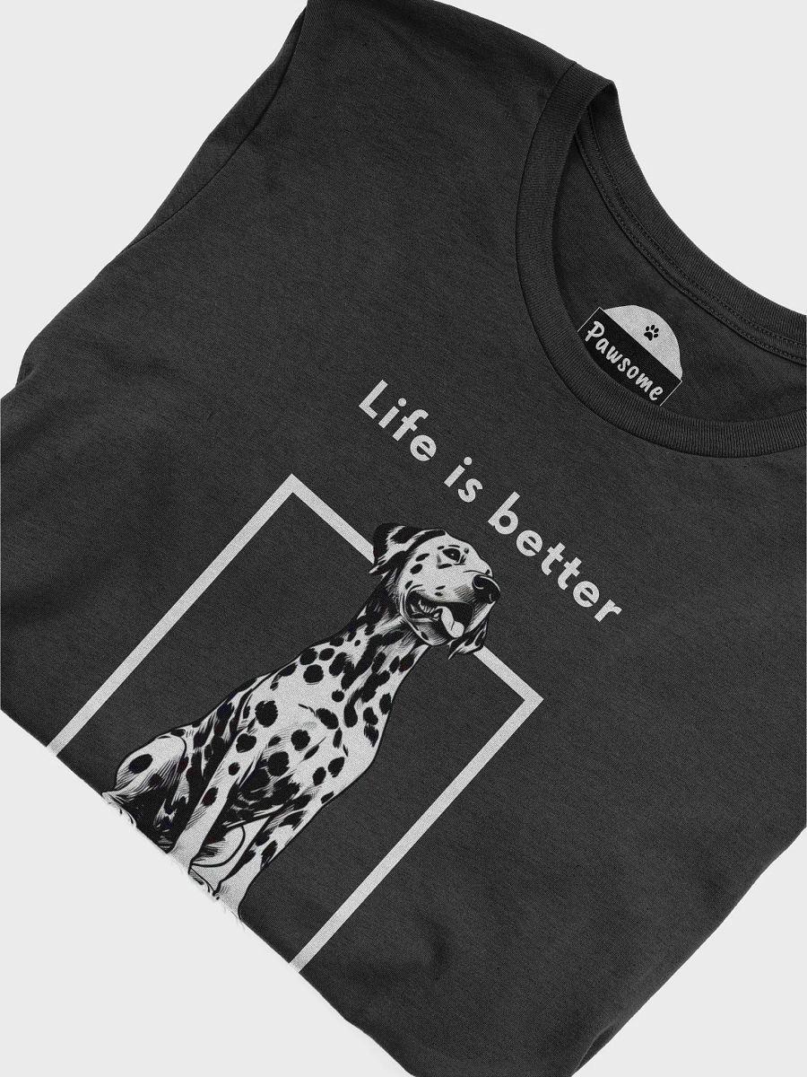 Better Life Dalmatian Black T-Shirt product image (3)