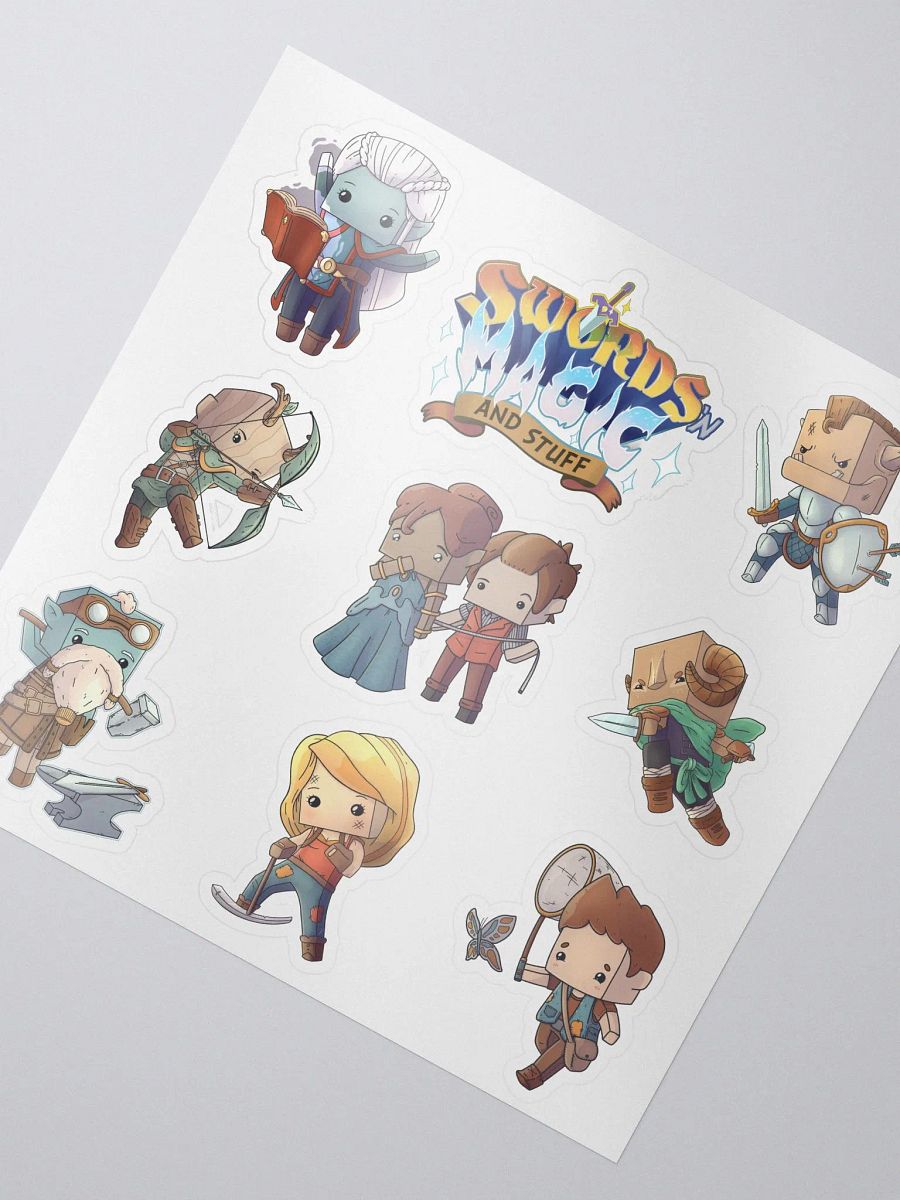 Swords 'n Magic Inhabitants Sticker Sheet product image (2)