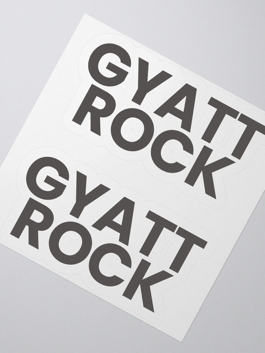 Gyatt Rock stickers product image (2)