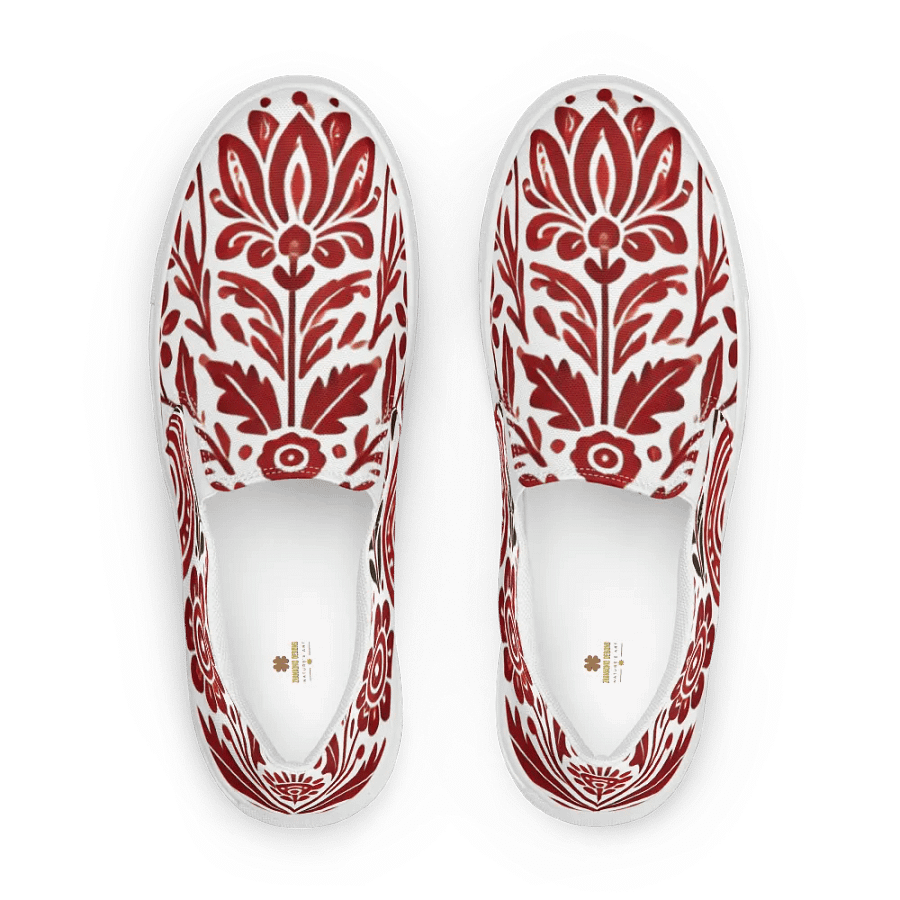 Crimson Blossom Slip-Ons product image (2)