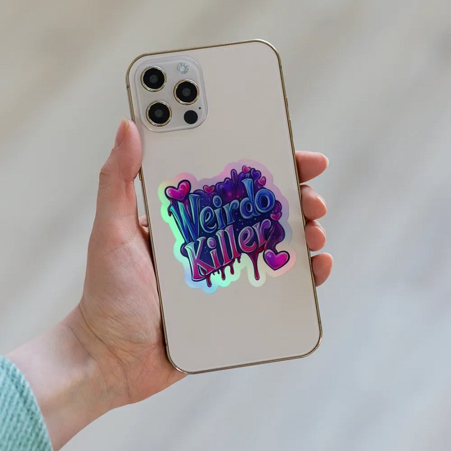 Weirdo Killer Holographic Sticker product image (8)