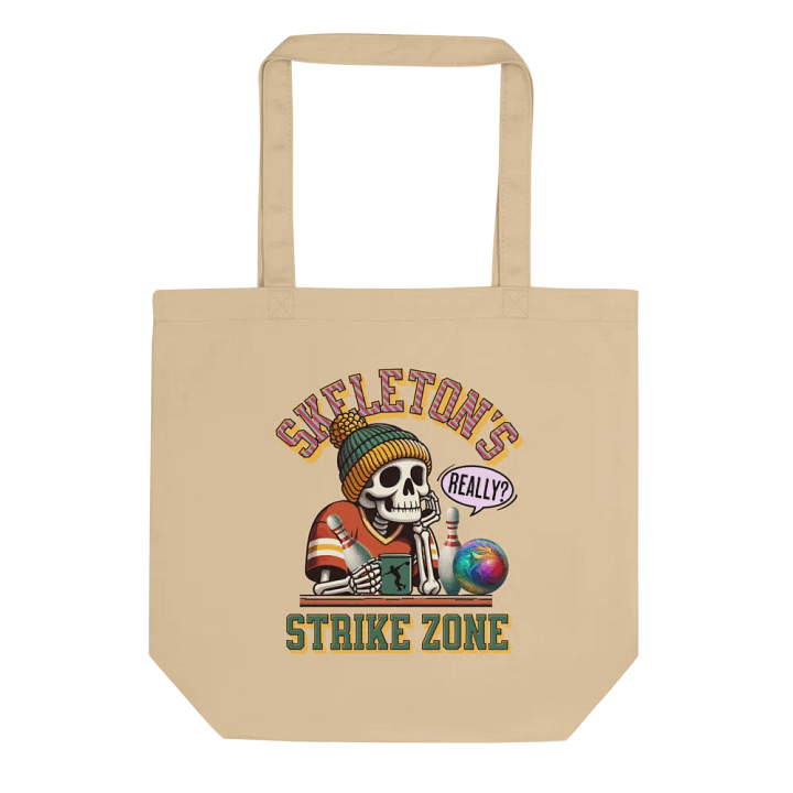 Skeletons Strike Zone Bowling Really Eco Tote Bag product image (1)