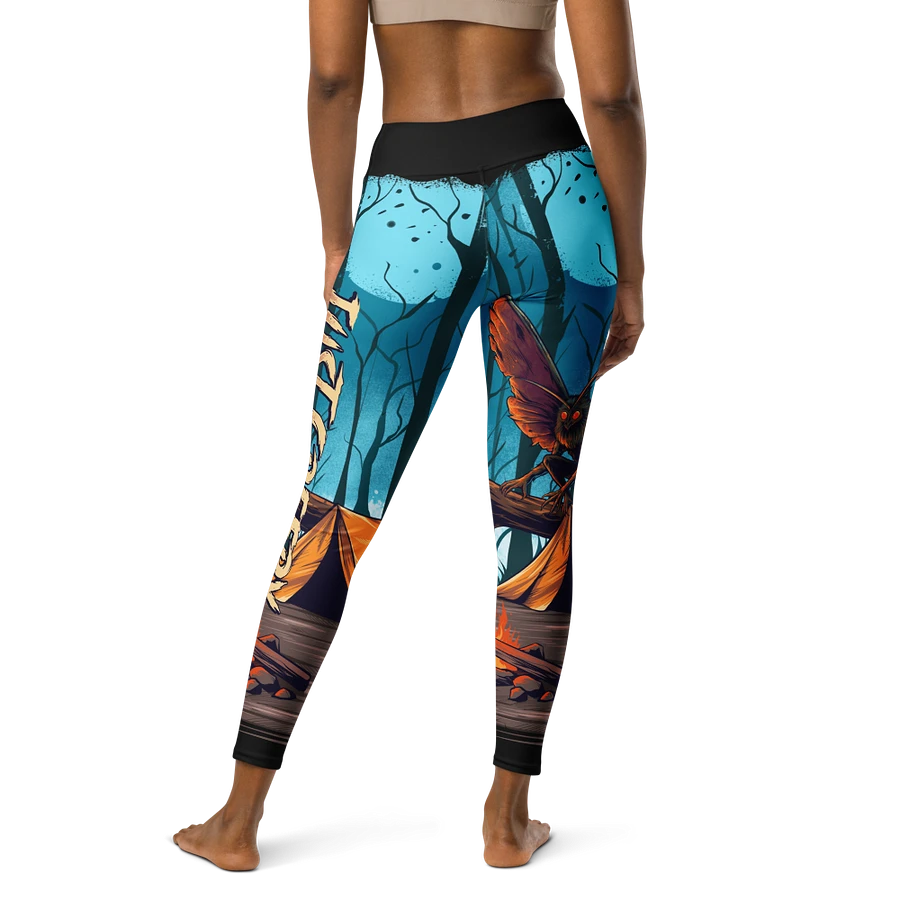 Eerie MothMan Forest Yoga Leggings product image (3)