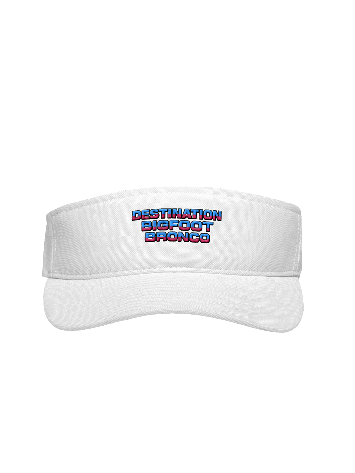 2025 Bronco Beach Bash Ocean City / Destination Bigfoot Bronco Collab | Full Send Flexfit Visor (Multiple Colors Available) product image (1)