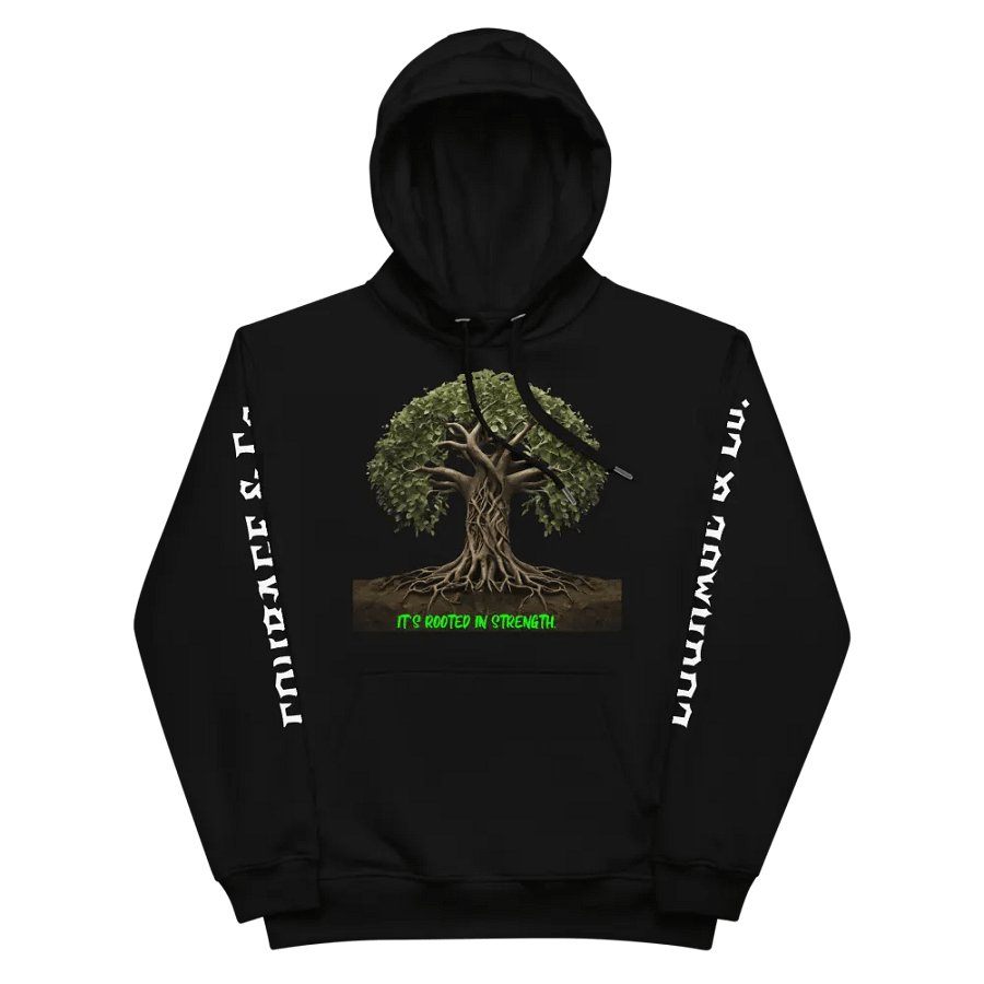 Courage & Co. Black Hoodie w/White Text product image (2)
