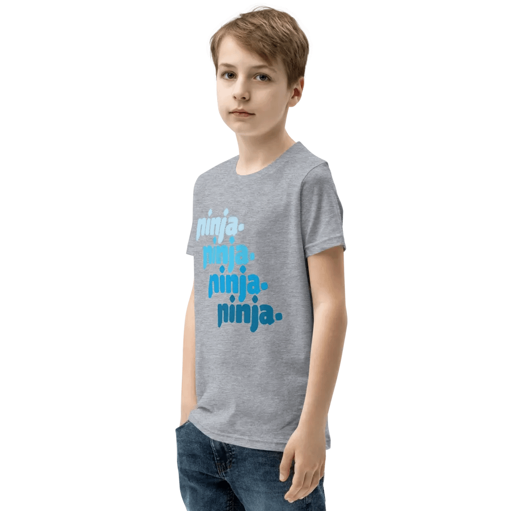 Quad Ninja Kids Tee: Blue product image (5)
