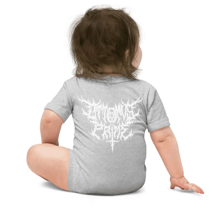 Toddler Onesie - Metal Logo (White) product image (100)