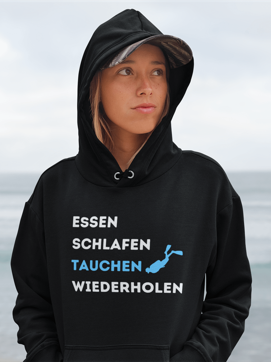 Essen Schlaffen Tauchen Hoodie product image (1)