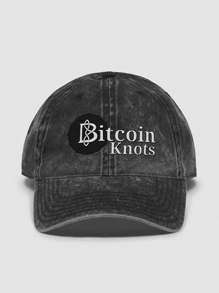 Bitcoin Knots Vintage Dad Hat product image (1)