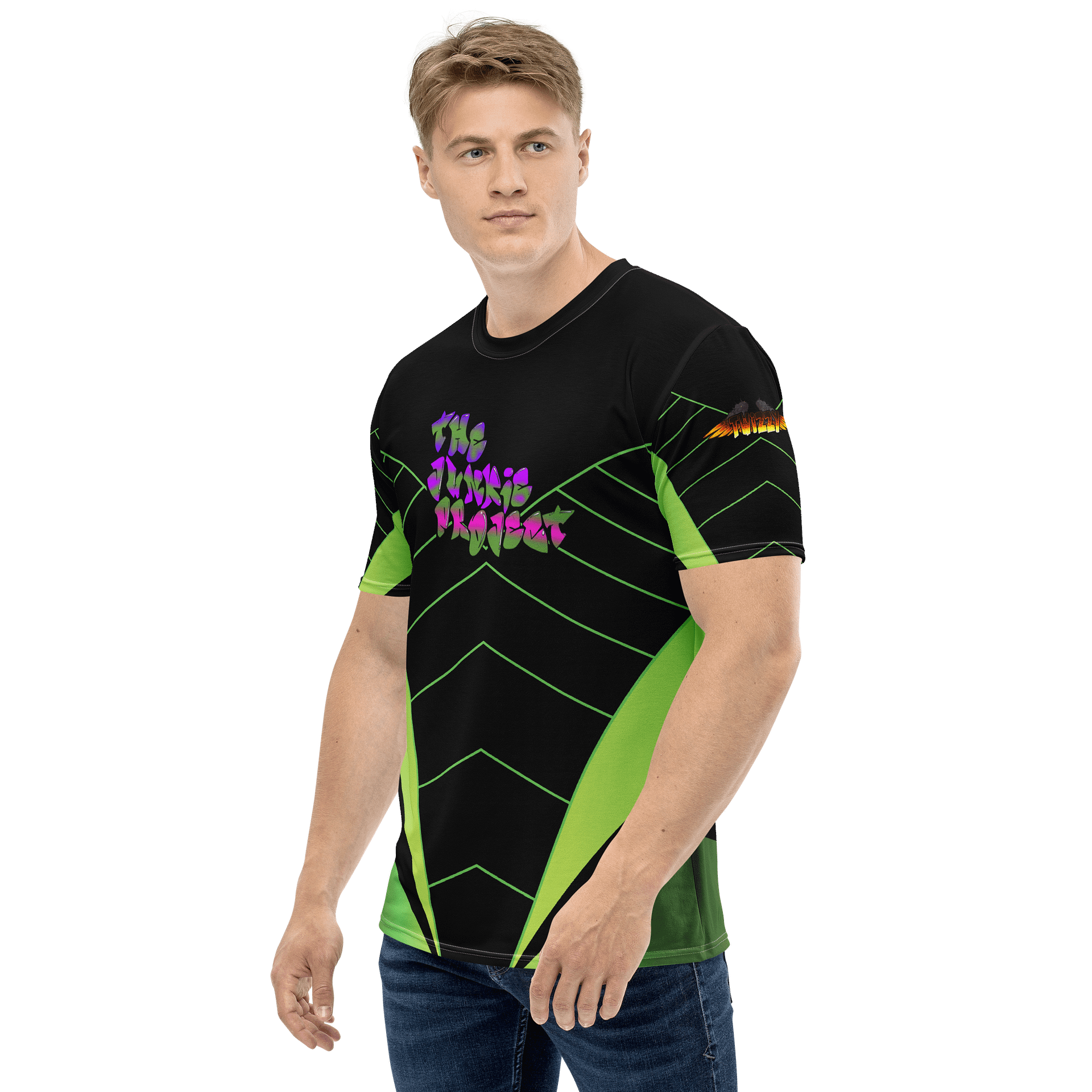 “Neon Venom” – The Junkie Project All-Over Tee product image (3)
