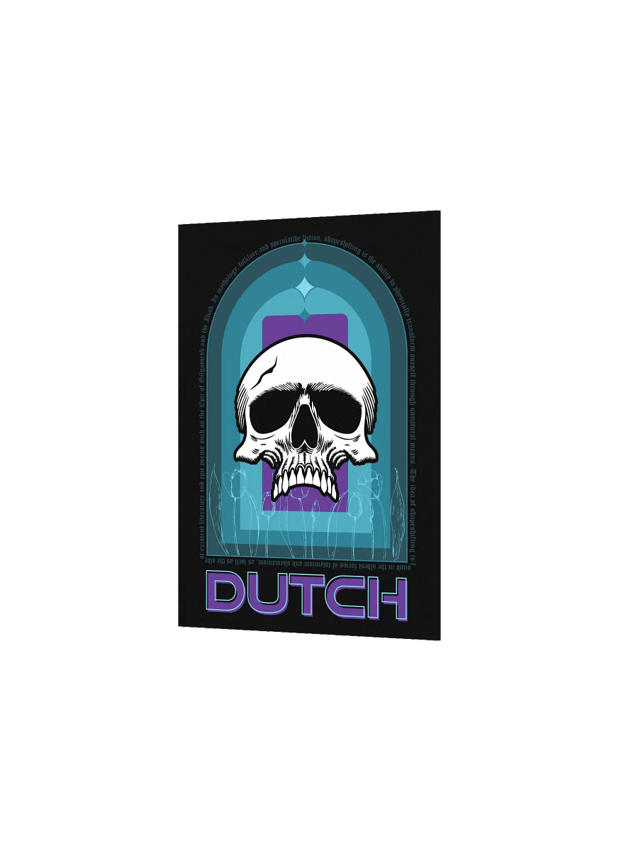 Dutch Vivid Black Matte Poster product image (13)