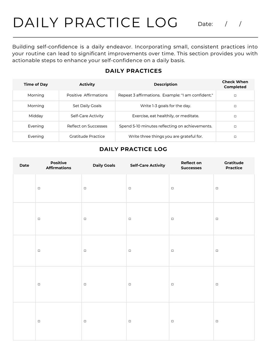 Self-Confidence Planner product image (4)