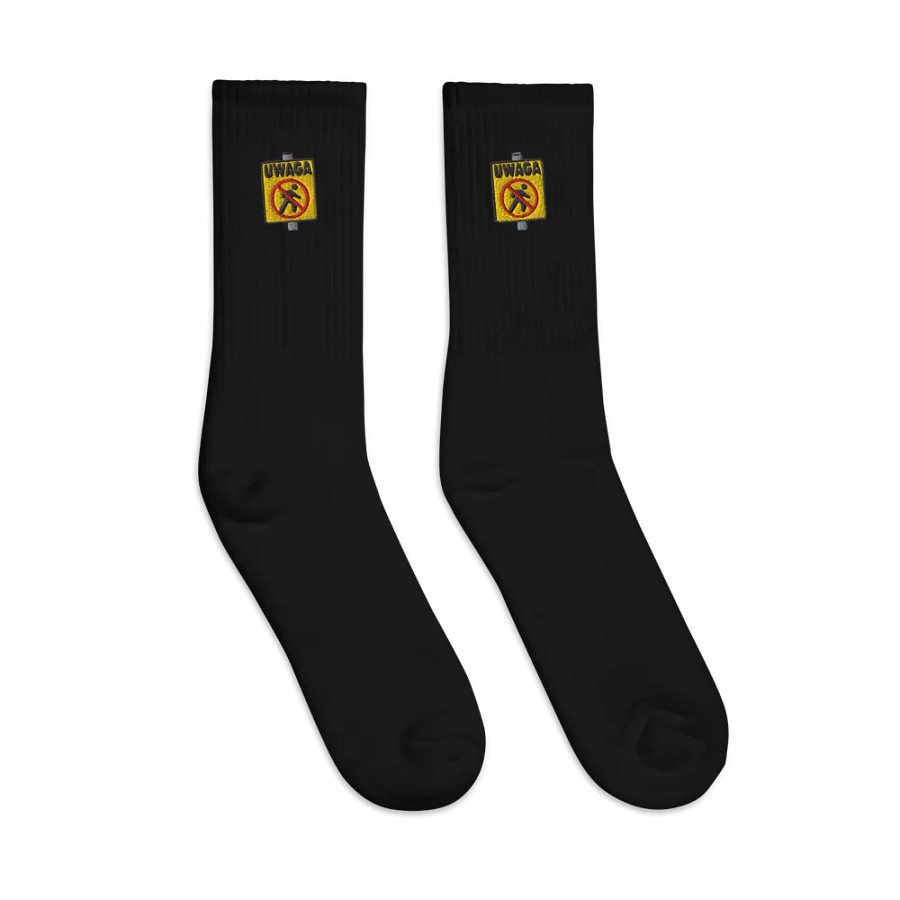UWAGA Attention Crew Socks product image (7)