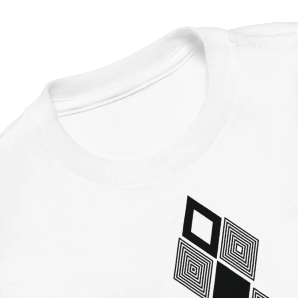 Black and white triangle design Toddler T-Shirt product image (9)