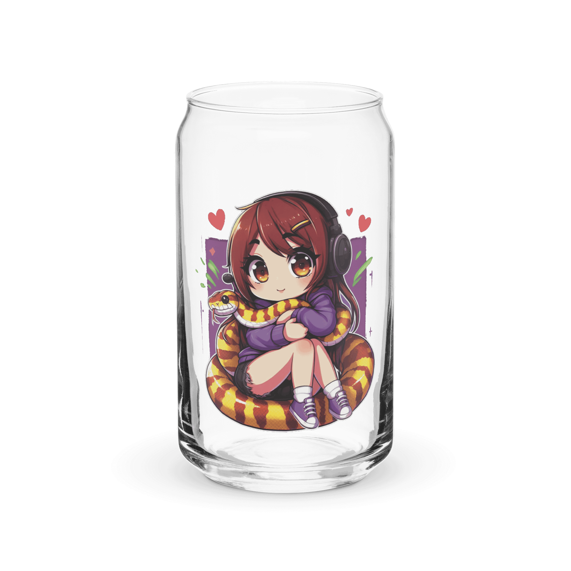 Can-Shaped Glass - Choose With Lid or Without product image (1)