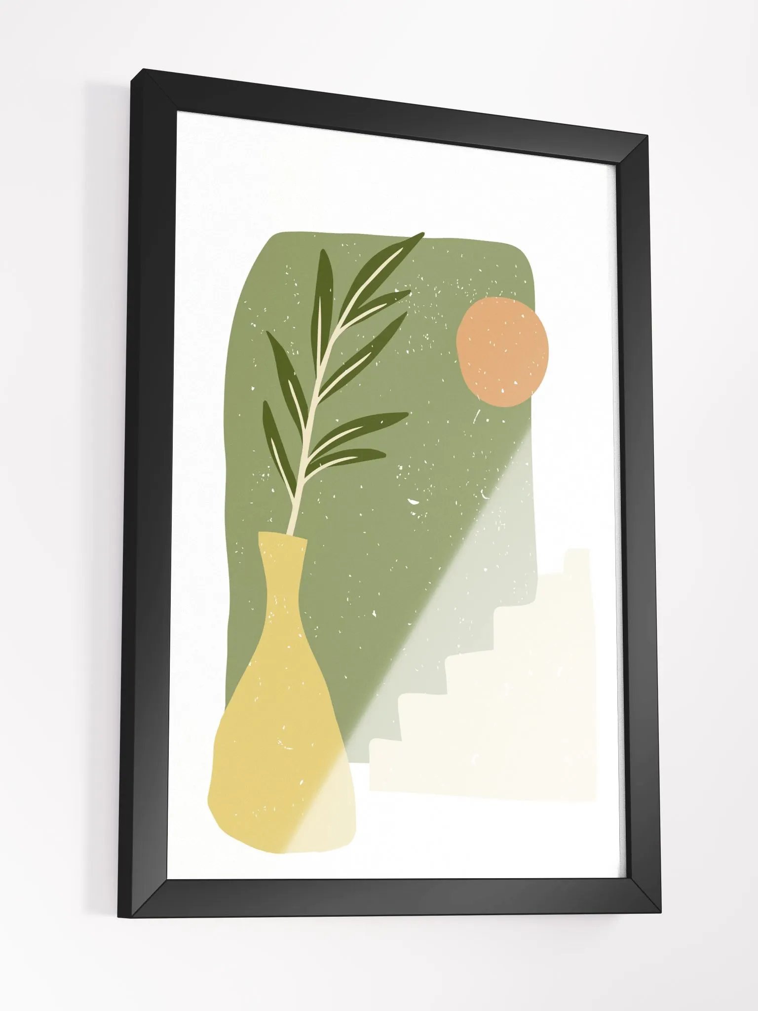 Minimalist Vase & Branch Framed Poster product image (14)