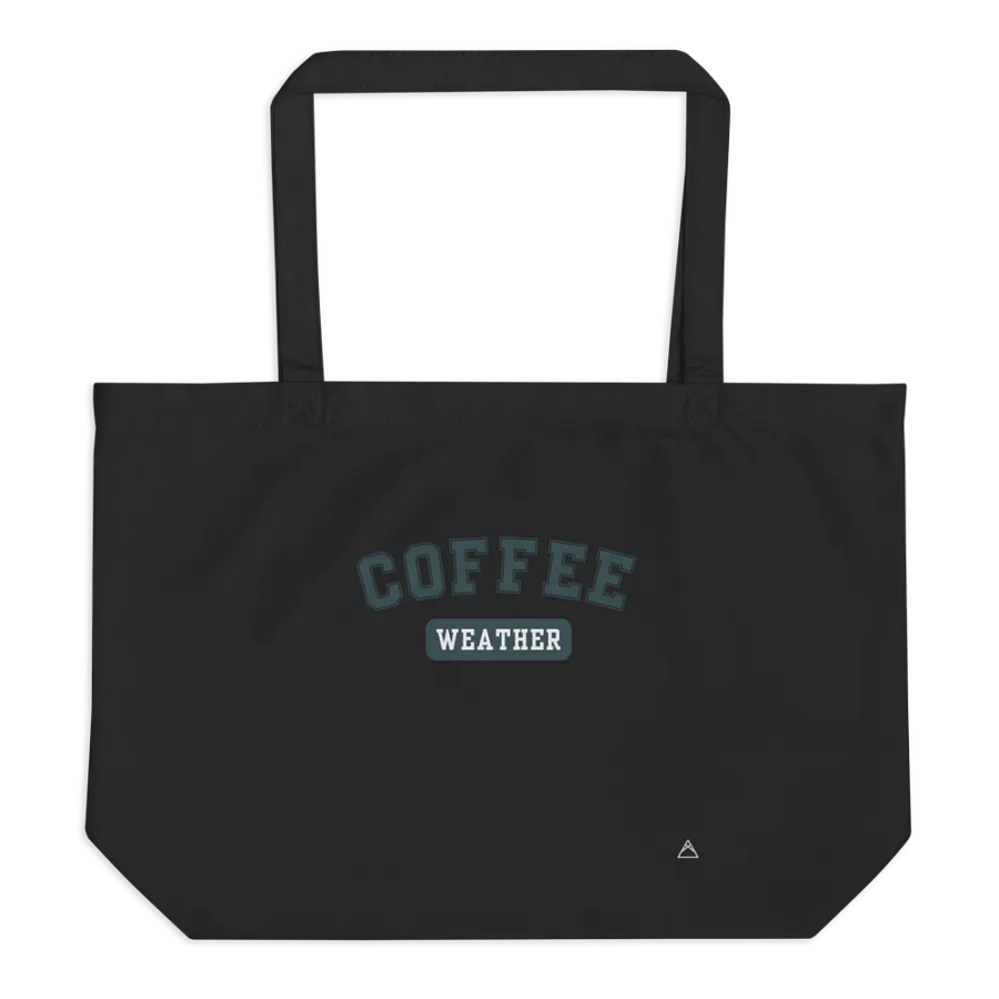 Coffee Weather | Black Tote (Ocean) product image (1)