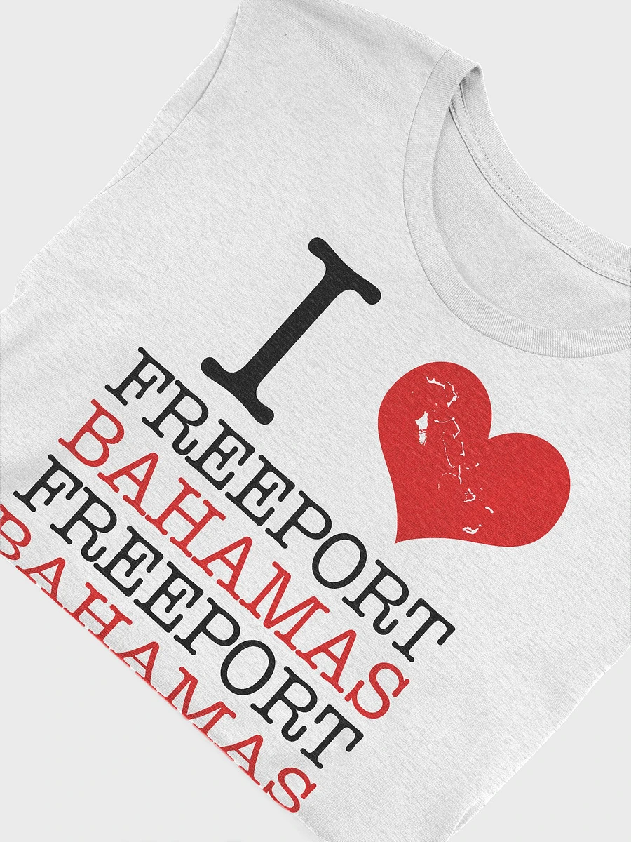 Bahamas Shirt : I Love Freeport Grand Bahama Bahamas : Heart Bahamas Map product image (5)