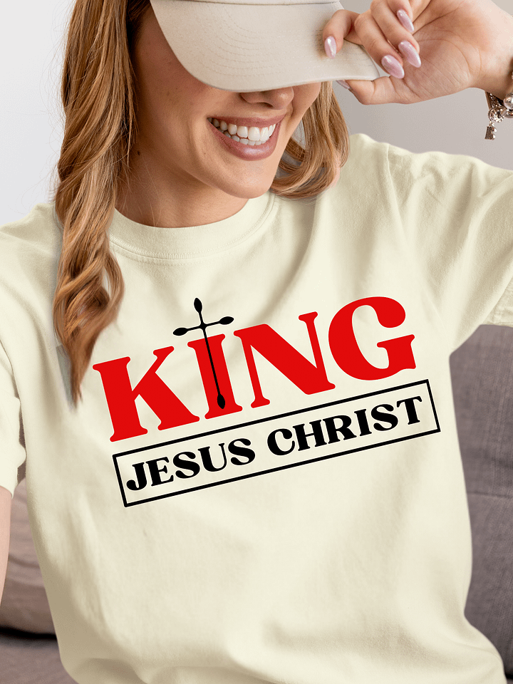 King Jesus Christ T-Shirt | Bold Christian Faith Tee for Believers | Raise2shine product image (1)