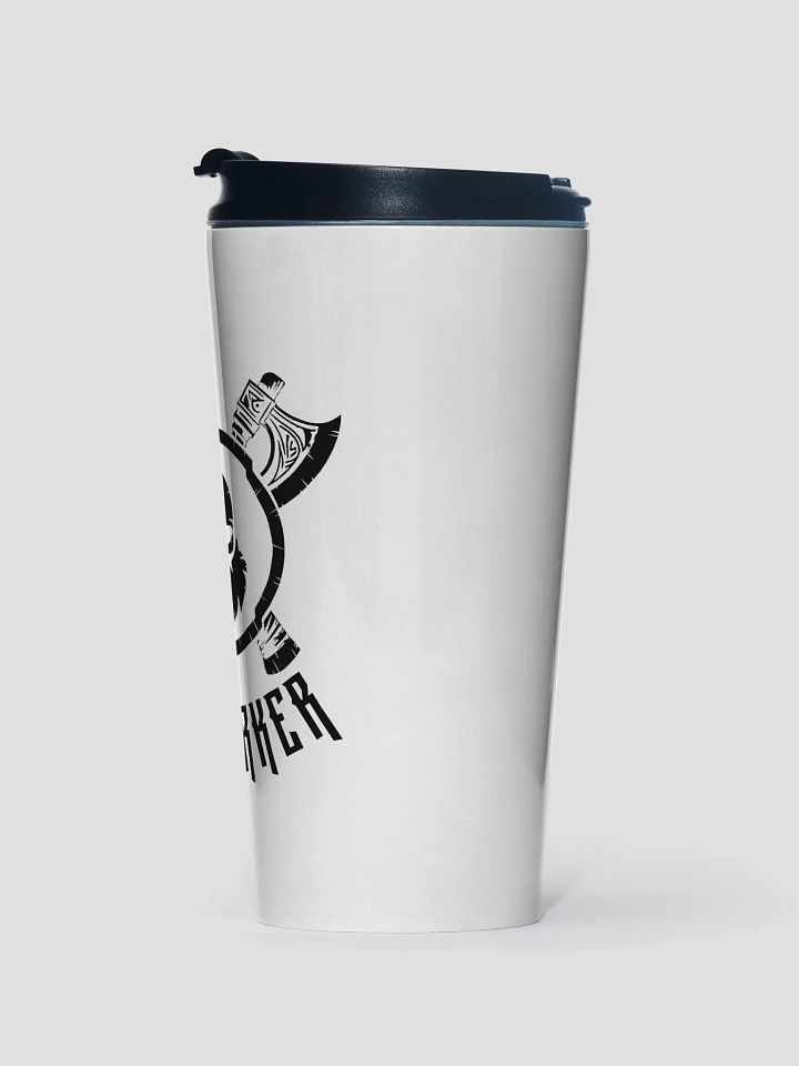 REXNOR Berserker Stainless Steel Travel Mug (Black Logo) product image (2)