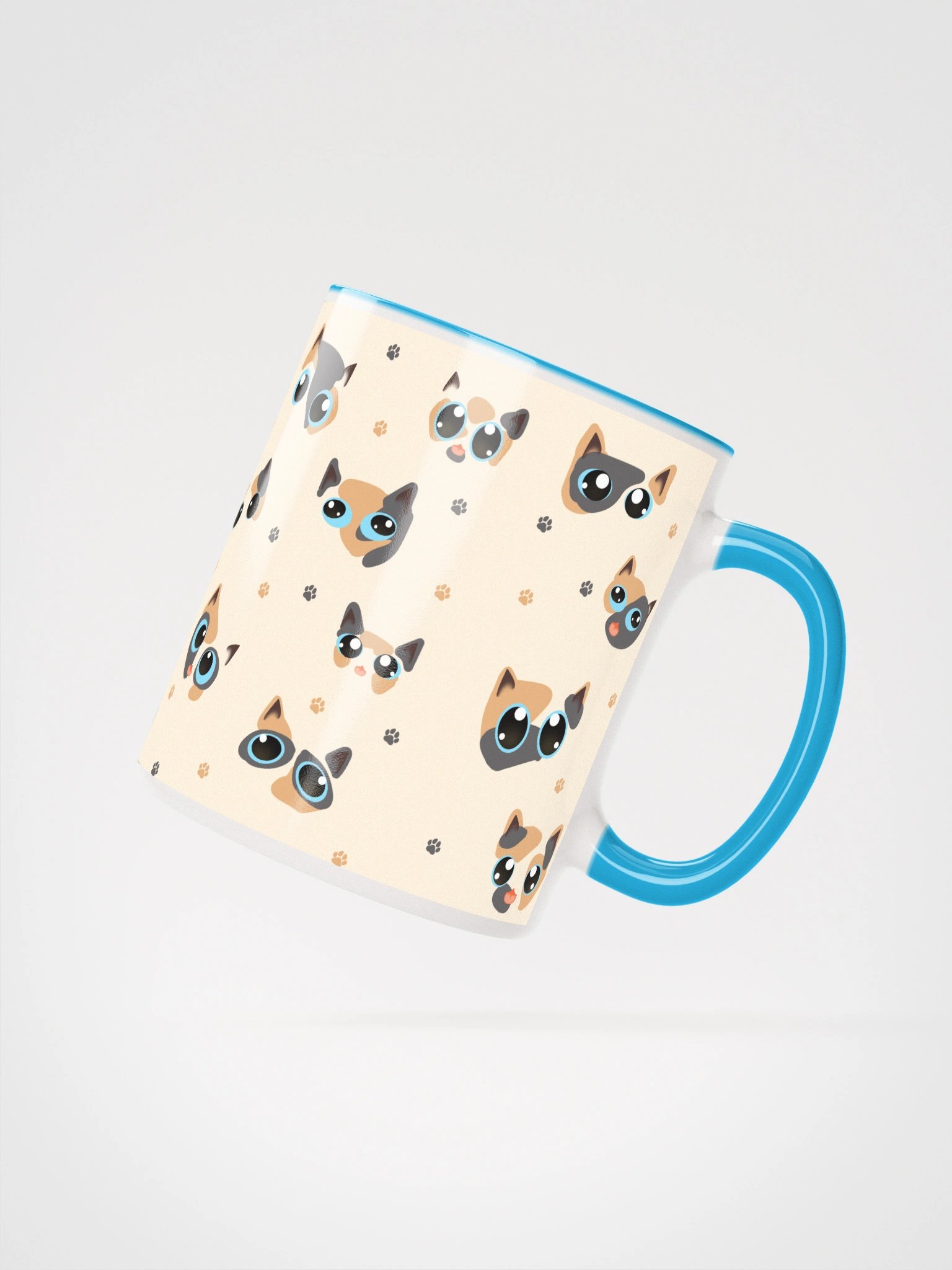 Calico Cat Faces (Blue Eyes) Mug product image (2)