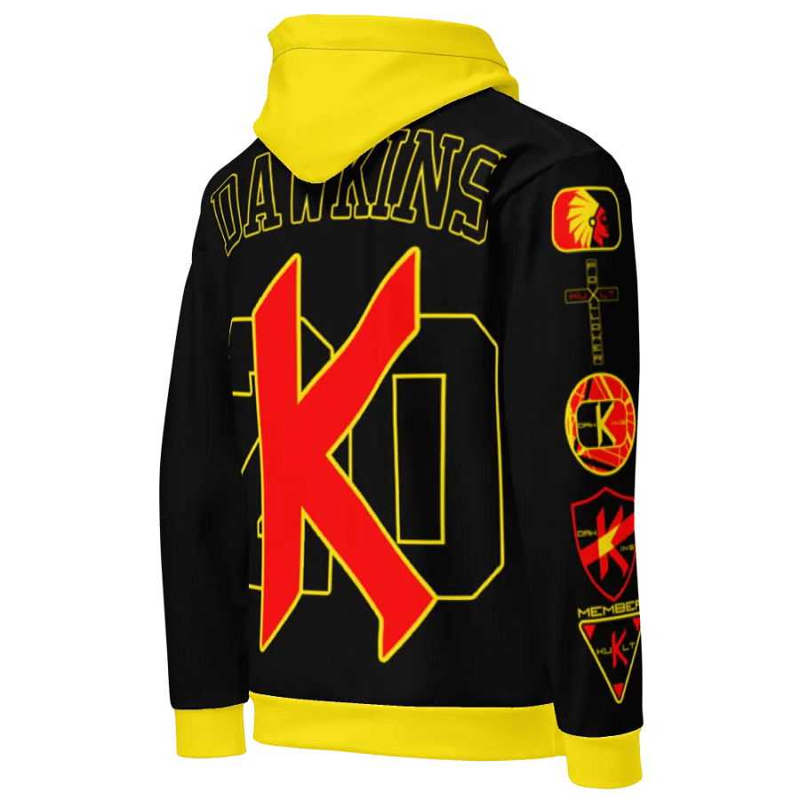 Dawkins Red Yellow Hoodie product image (5)
