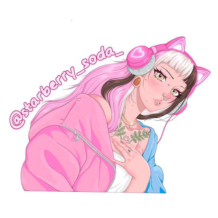 Holographic Starberry Vinyl Sticker ♡ product image (2)