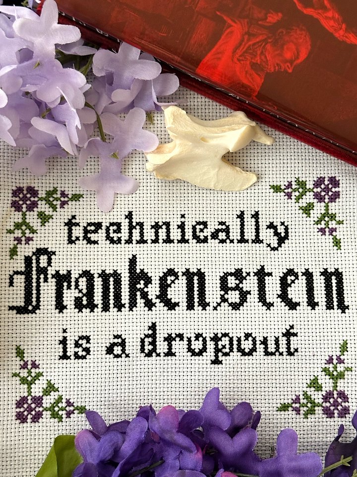 Frankenstein Dropout - Cross Stitch Kit product image (1)