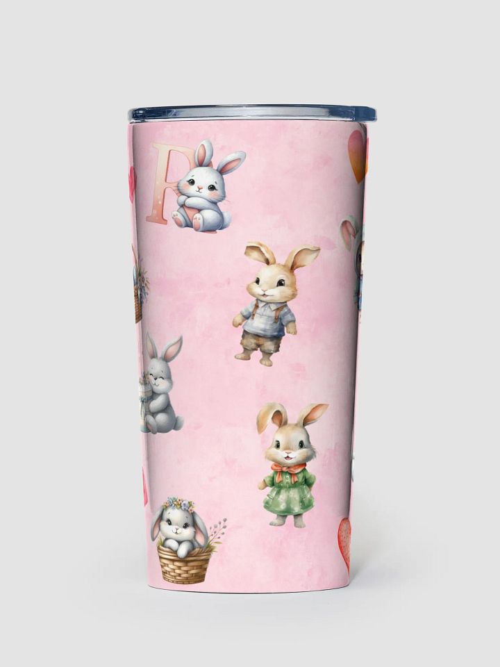 Rabbits and Hearts 20oz Stainless Steel Tumbler product image (1)