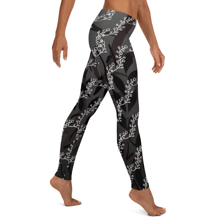 JoBeth Designed- Black Leaves🍃Adult Leggings👖 product image (5)