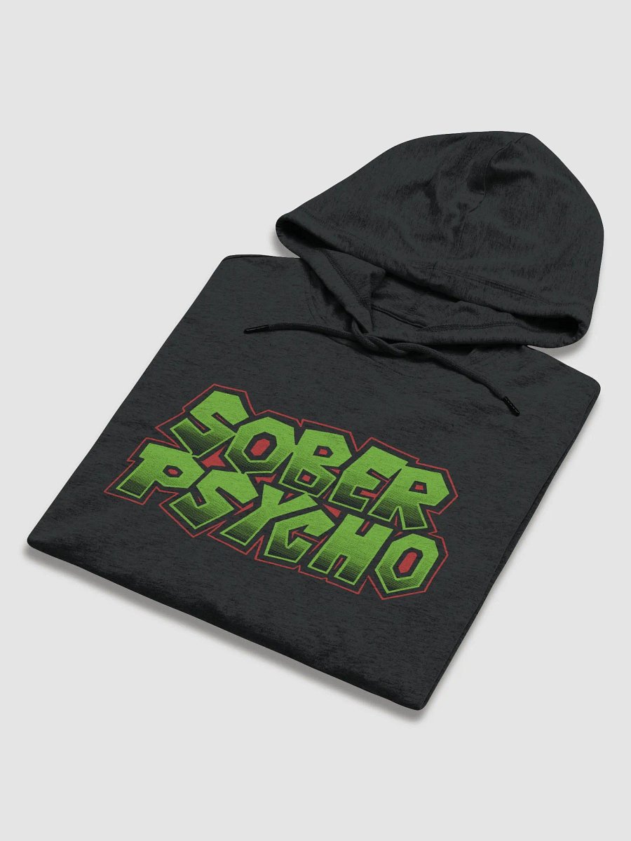 Unisex Sober Psycho Logo 2 Lightweight Hoodie product image (5)
