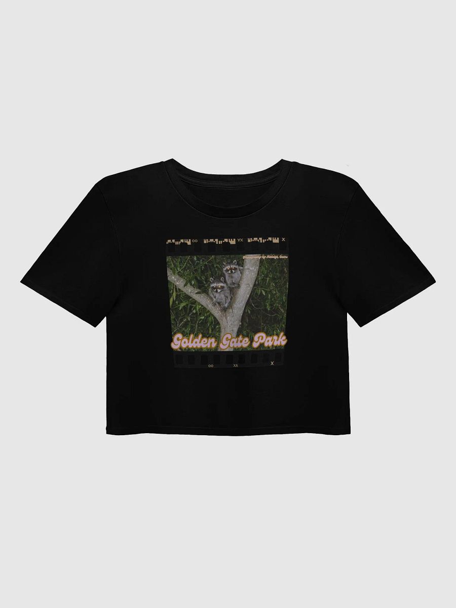 Golden Gate Park Raccoons Crop Top product image (1)