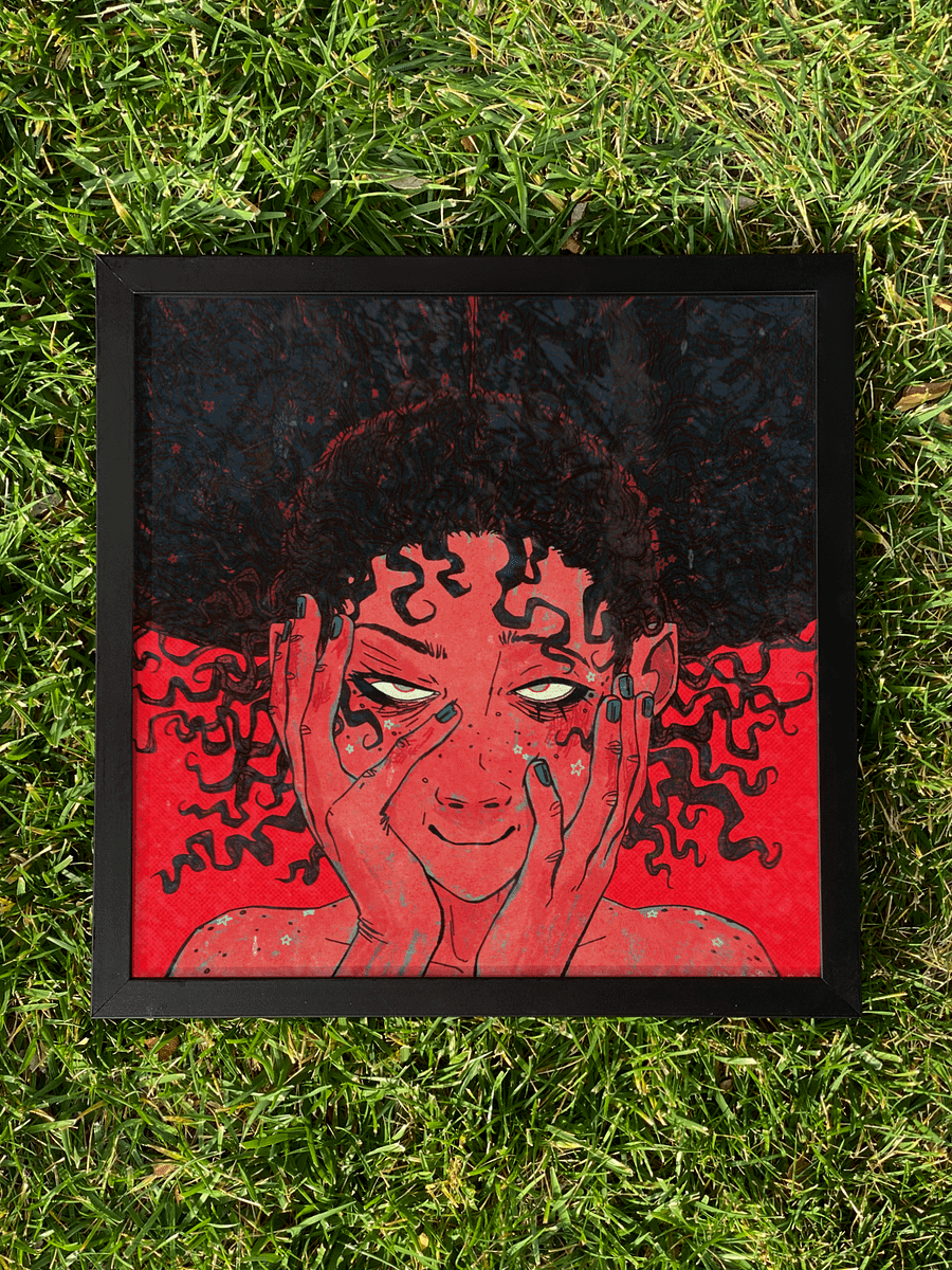 Bad Time Janey - FRAMED ART PRINT product image (1)