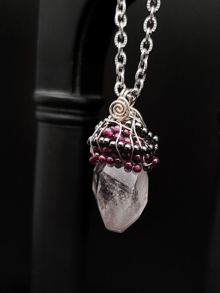 Wrapped Talisman - Hematite Prism Wrap product image (1)