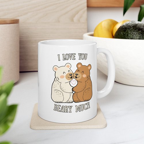 Sip, smile, and say 'I Love You Beary Much' with our charming mug! 🐻💖 Whether you're enjoying a solo moment or sharing the lo...